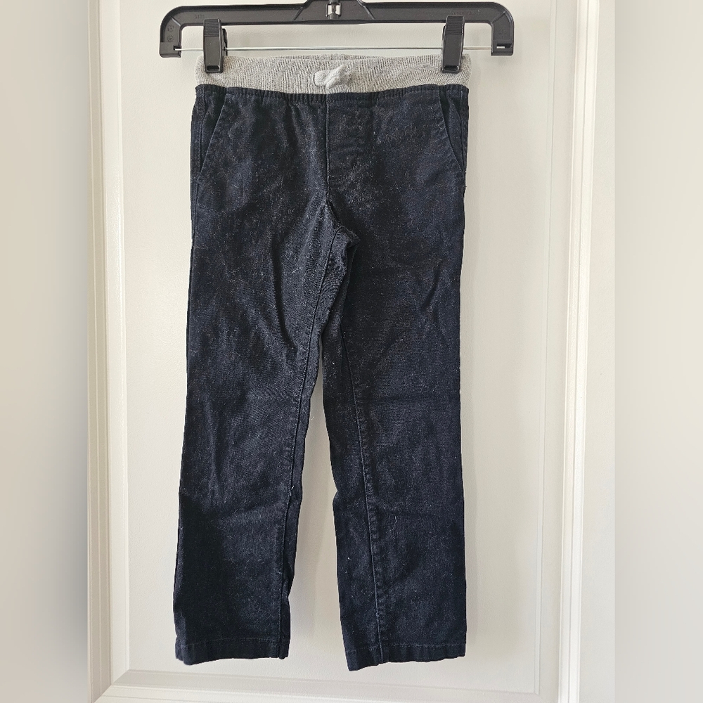 5t Old‎ Navy black and gray drawstring pants Easter Comfy Elevated Casual